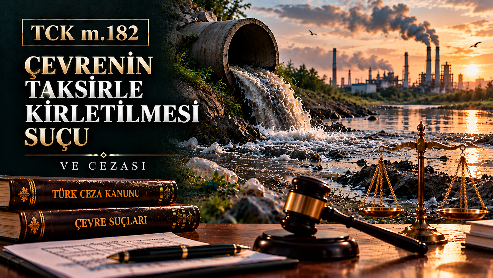 Çevrenin taksirle kirletilmesi suçu, atık veya artıkların çevreye zarar verecek şekilde toprağa, suya veya havaya dikkatsizlik ya da özensizlik sonucu verilmesine neden olunmasıdır. Ankara Ceza Avukatı. Avukat Aybüke UYMA